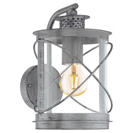 Ulkoseinävalaisin Eglo Hilburn 1 200x280mm antiikkihopea 94866