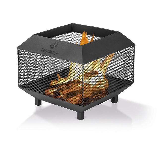 Ulkotulisija Landmann FP-I-440, 44x44cm, musta
