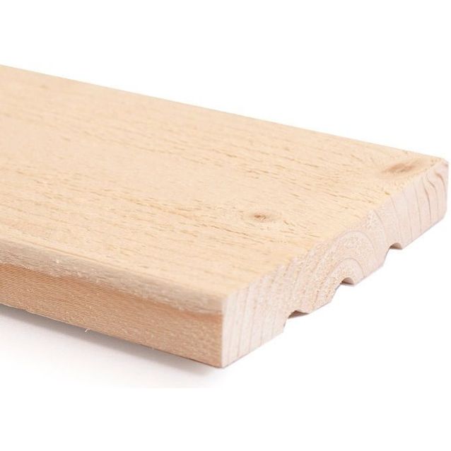 Ulkoverhouslauta kuusi mitallistettu KHP-HS ST pohjamaalattu 23x170 mm valkoinen