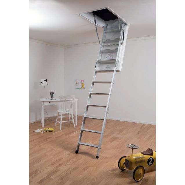 Ullakkoporras MidMade LUXA1220 570x1116 mm alumiini