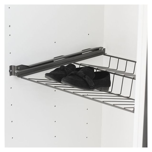 Ulosvedettävä kenkähylly Norscan Roller, M50, antrasiitti