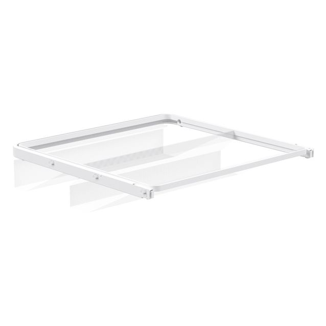 Ulosvedettävä mesh kenkähylly 45 Elfa 450x430x96 mm valkoinen