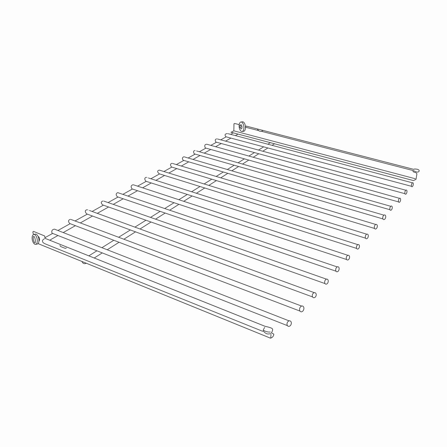 Ulosvedettävä housuripustin Norscan Roller M60 valkoinen