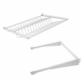 Ulosvedettävä kenkähylly Norscan Roller Wall System M80 valkoinen