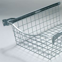 Ulosvedettävä lankakori Norscan Roller M50 400x150 mm harmaa