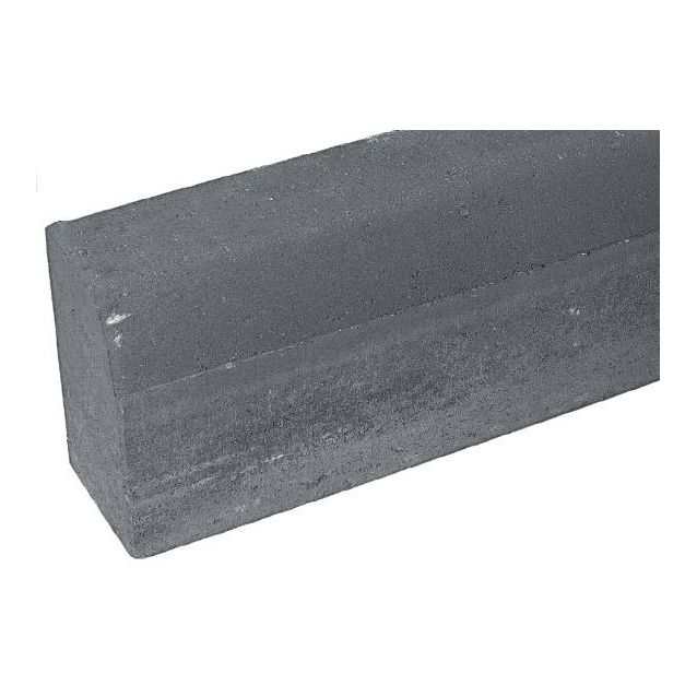 Upotettava reunakivi Rudus H1 suora 1000x170x300 mm sileä harmaa