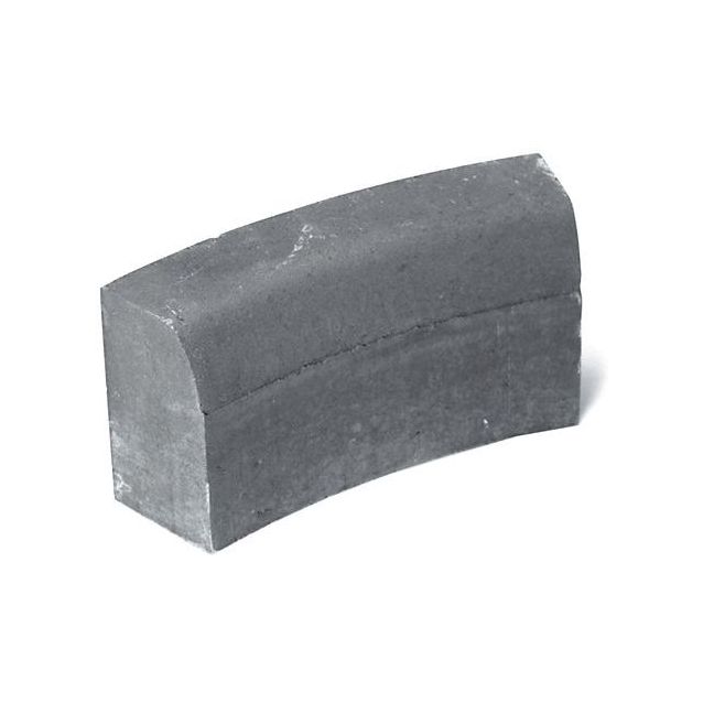 Upotettava reunakivi Rudus H13 kaarre R1000 kovera 523x170x300 mm sileä harmaa