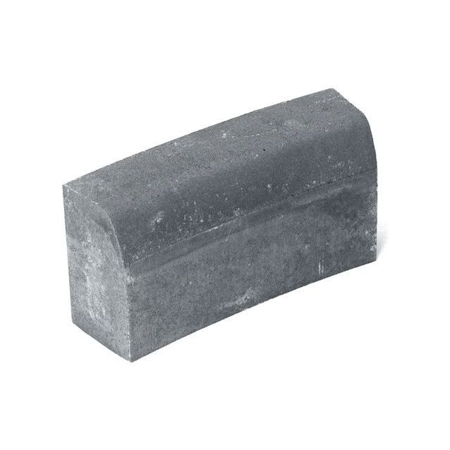 Upotettava reunakivi Rudus H5 kaarre R2500 kovera 560x170x300 mm sileä harmaa