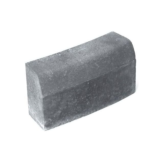 Upotettava reunakivi Rudus H6 kaarre R2500 kupera 560x170x300 mm sileä harmaa