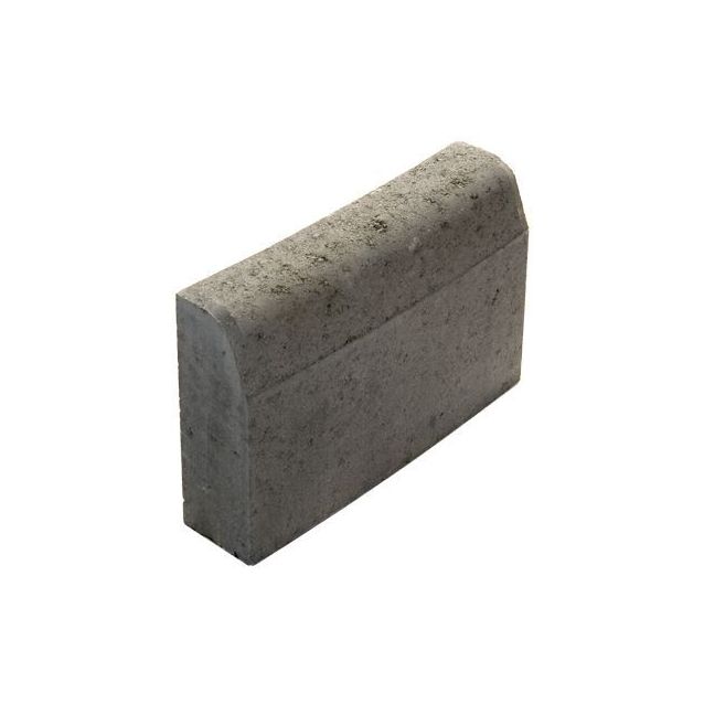 Upotettava reunakivi Rudus J4 kaarre R4000 kupera 500x110x300 mm sileä harmaa