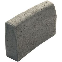 Upotettava reunakivi Rudus J55 kaarre R3000 kovera 500x110x300 mm sileä harmaa