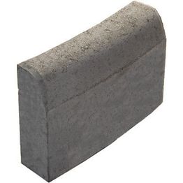 Upotettava reunakivi Rudus J6 kaarre R2000 kupera 500x170x300 mm sileä harmaa