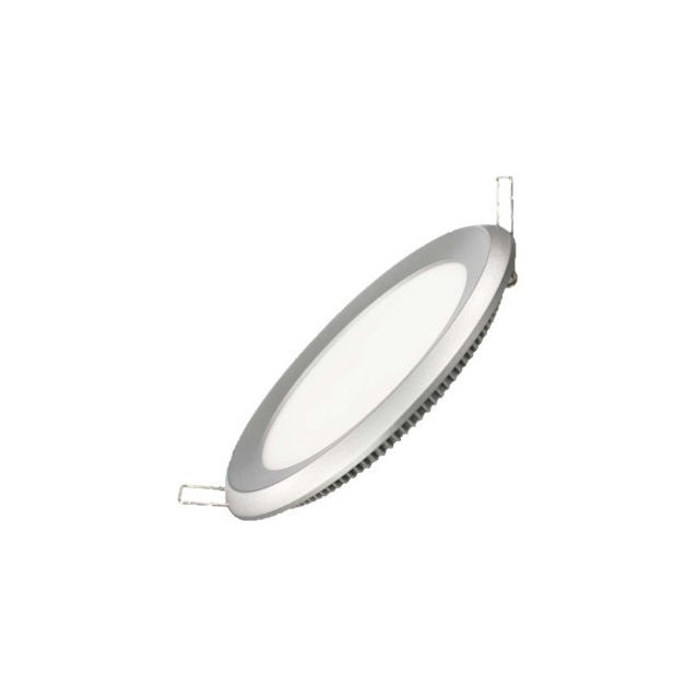 Upotettava valaisin FocusLight Slim LED 15W 230V 3000K 900lm IP44 Ø 180mm hopea