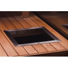 Upotuskaulus Huum Steel ja Cliff kiukaisiin teräs