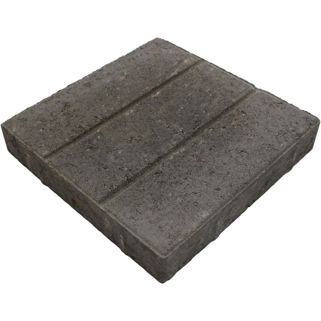 Urallinen betonilaatta Rudus 300x300x50mm mustaharmaa