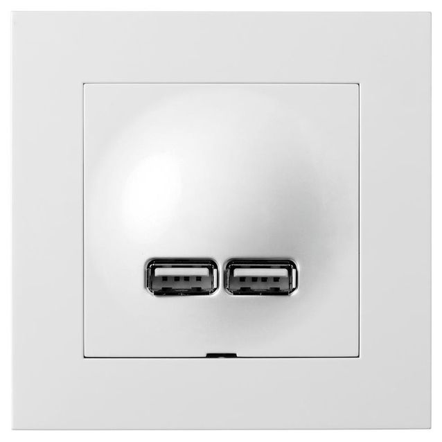 USB-latauspistorasia ELKO Plus 2,1A valkoinen