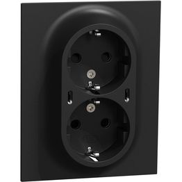 USB-pistorasia Schneider Electric ELKO One, 2-osainen + 2x USB-C, uppoasennus, peitelevyllä, IP20, 25W, PD