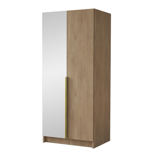 Vaatekaappi BONO II, beige/kulta (0222)