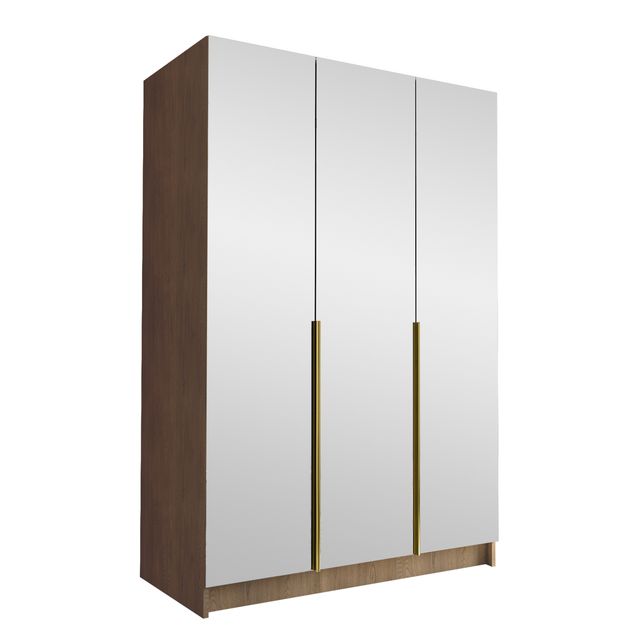 Vaatekaappi CALIA III, beige/kulta (0307)