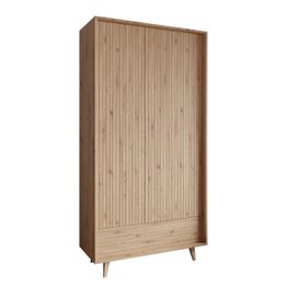 Vaatekaappi FERIDO 2D1SZ, ruskea (3337)