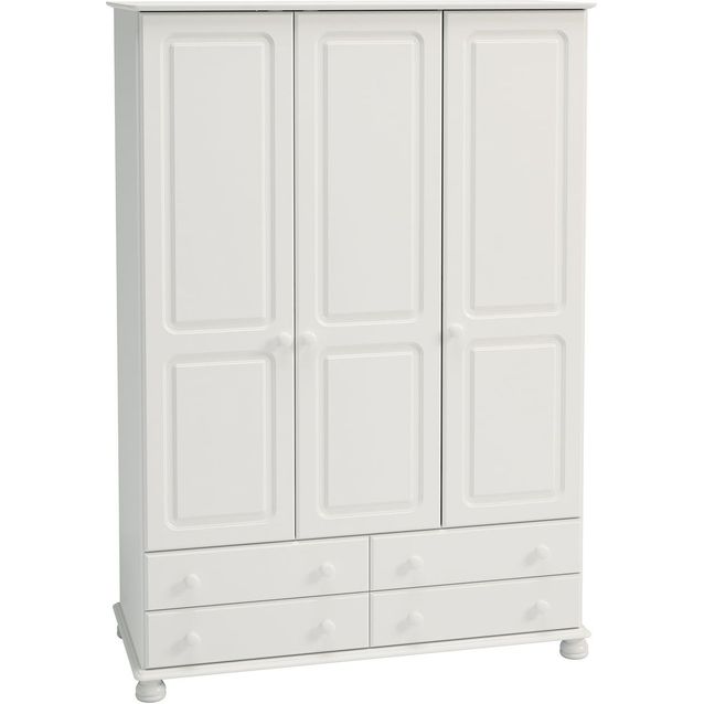 Vaatekaappi Lucera 129x57x186 cm valkoinen