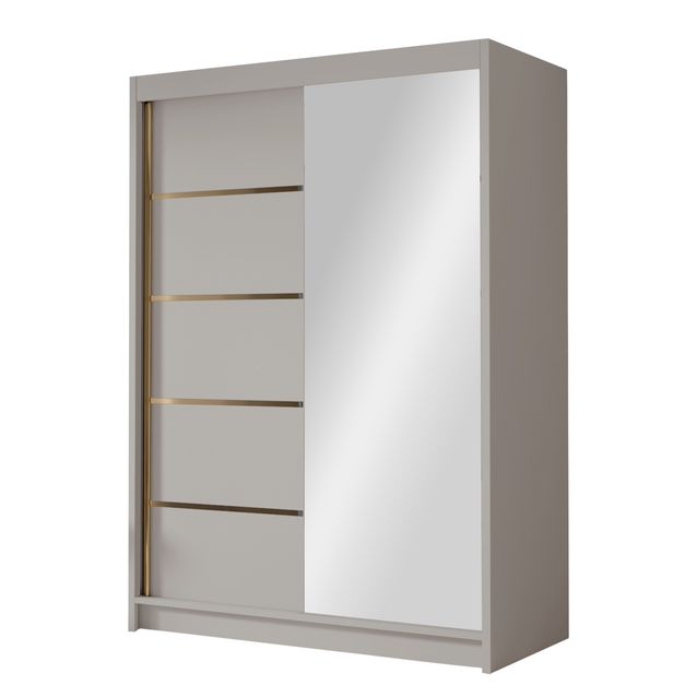 Vaatekaappi LUNGO 120 III, beige (1558)