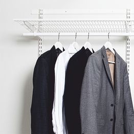 Vaatetangon päätytulppa Norscan Roller valkoinen