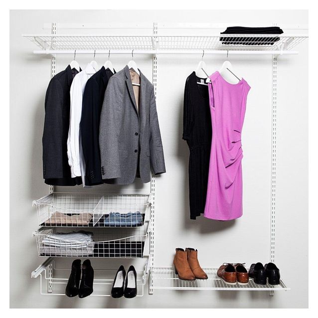 Vaatetanko Norscan Roller 1500 mm valkoinen