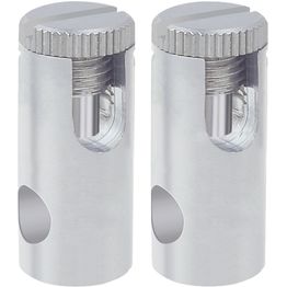 Vaijerijärjestelmän virtaliitinpari 12V 300W 6 mm² mattakromi