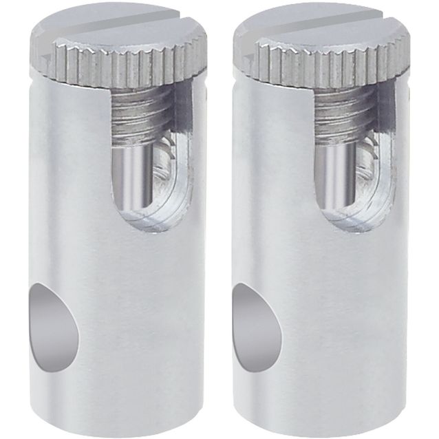 Vaijerijärjestelmän virtaliitinpari 12V 300W 6 mm² mattakromi