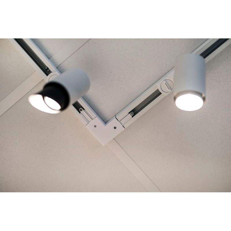 Valaisinkisko Hide-a-lite LiteTrac Kisko 1-vaihe 2m valkoinen lisäkuva