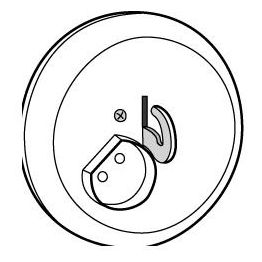 Valaisinpistorasia kansi 2-napainen maadoittamaton