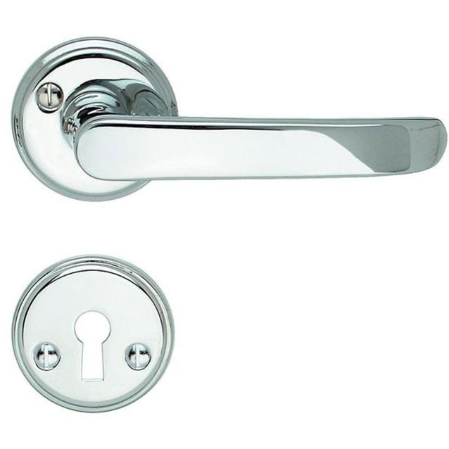 Väliovenpainike Beslagsboden Sparpack B249KNS sis. avainkilven kiillotettu kromi