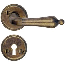 Väliovenpainike Smedbo Sparpack B250ANS sis. avainkilven antiikkimessinki