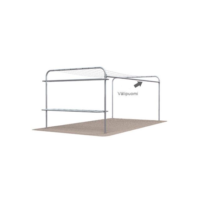 Välipuomi Markki 0063 telineeseen tummanharmaa