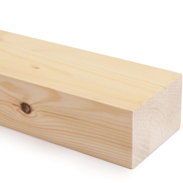 Väliseinätolppa mitallistettu mänty SJ 42x66x6000 mm