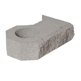 Vallikivi kulmaan HB-Betoni vasen 364x215x100 mm harmaa