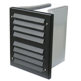 Vallivalaisin Ritilä iso 160x198x190 mm LED 1,5W musta