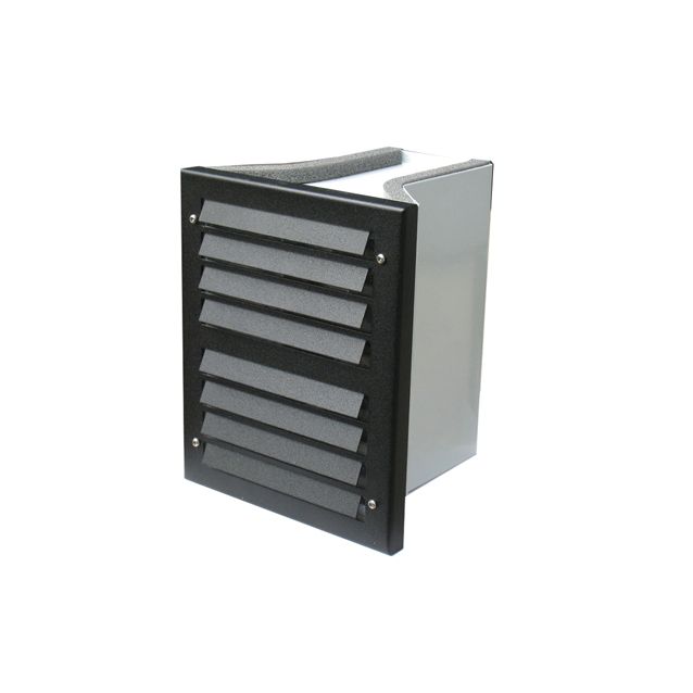 Vallivalaisin Ritilä iso 160x198x190 mm LED 1,5W musta