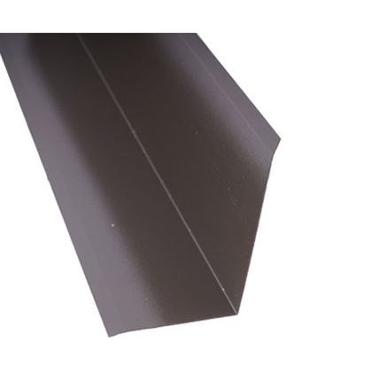 Sivupelti Keraplast 75+115 mm 90° tummanruskea pit. pit. 1,25 m + täytepala