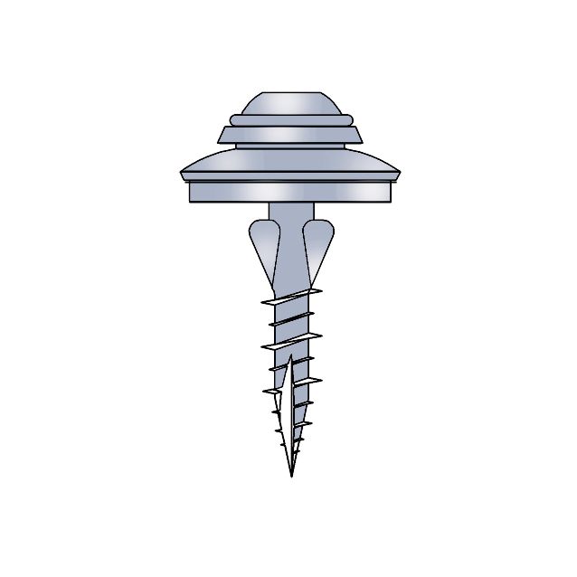 Valokateruuvi Keraplast Ruspert 4,8x32 mm 100 kpl aluslevyllä