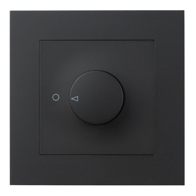 Valonsäädin ELKO Plus 315GLE 2-napainen musta