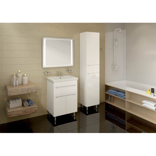 Valopeili AquaRodos Omega 100 valaisimilla  1000 x 700 mm