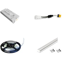 LED-profiilivalaisinsarja Savo Tudo 4000K, eri vaihtoehtoja