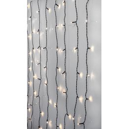 Valoverho Star Trading Serie LED Crispy Ice White 80 valoa 1,3x2m