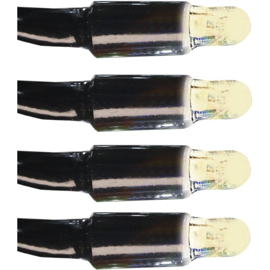 Valoverho System LED Extra musta 12W 204 valoa 1x4 m lämmin valkoinen