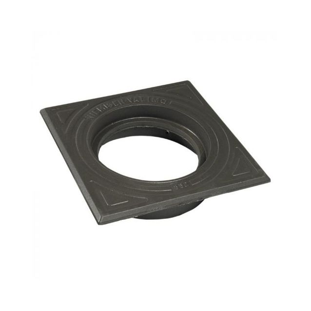 Valurautakehys Meltex, Ø315 mm, nelikulmainen, 450x450 mm, korkeus 150 mm