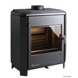 Valurautatakka Carolo 10 kW, 118  kg, musta