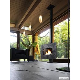 Valurautatakka Invicta Gaya Ardoise antrasiitti 12 kW 206 kg