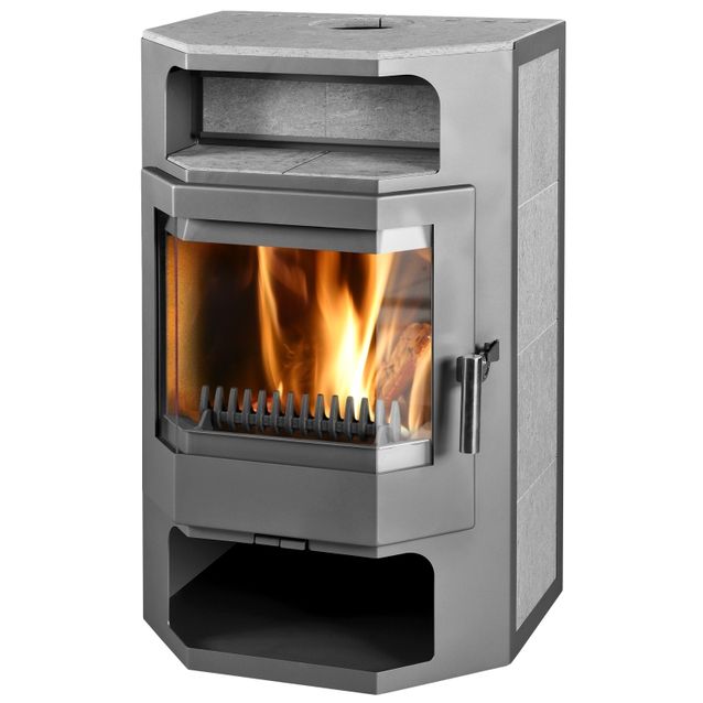 Valurautatakka Thorma Frankfurt 9 kW harmaa